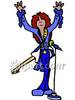 Rock And Roll Band Clip Art Rock And Roll Star With A