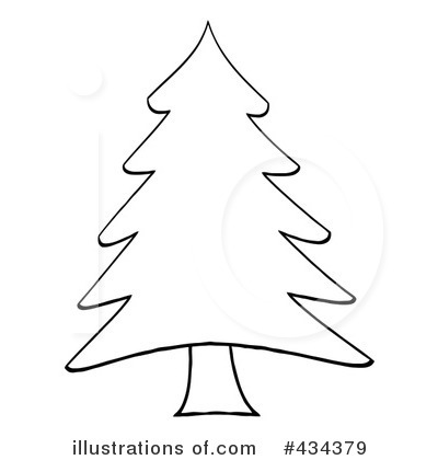 Royalty Free  Rf  Christmas Tree Clipart Illustration  434379 By Hit