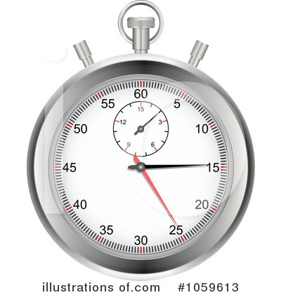Stopwatch Clipart  1059613 By Elaine Barker   Royalty Free  Rf  Stock    