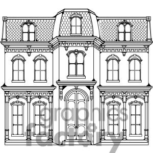 Victorian House Clipart Free