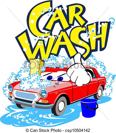 Eps Vector Of Car Wash Service   Illustration Of Alive Car Wash