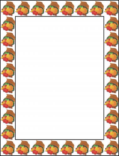 Free Thanksgiving Borders And Frames 3   Free Clipart