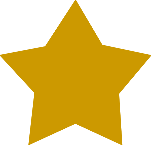 Gold Star Clip Art
