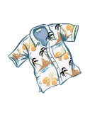 Hawaiian Mens Shirt Clipart