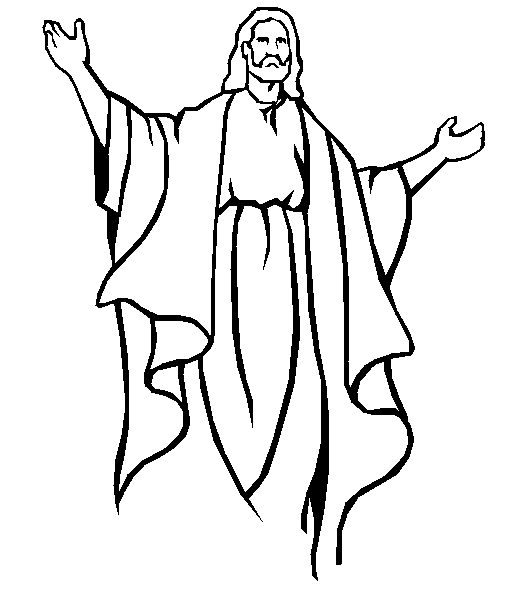 Jesus Open Arms Clip Art