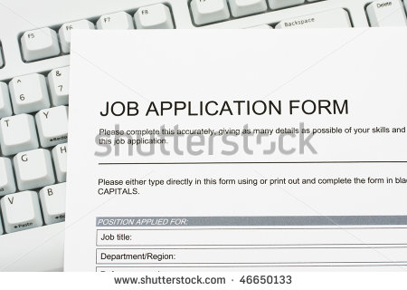 Job Application Clipart A Job Application Jobs Sitting