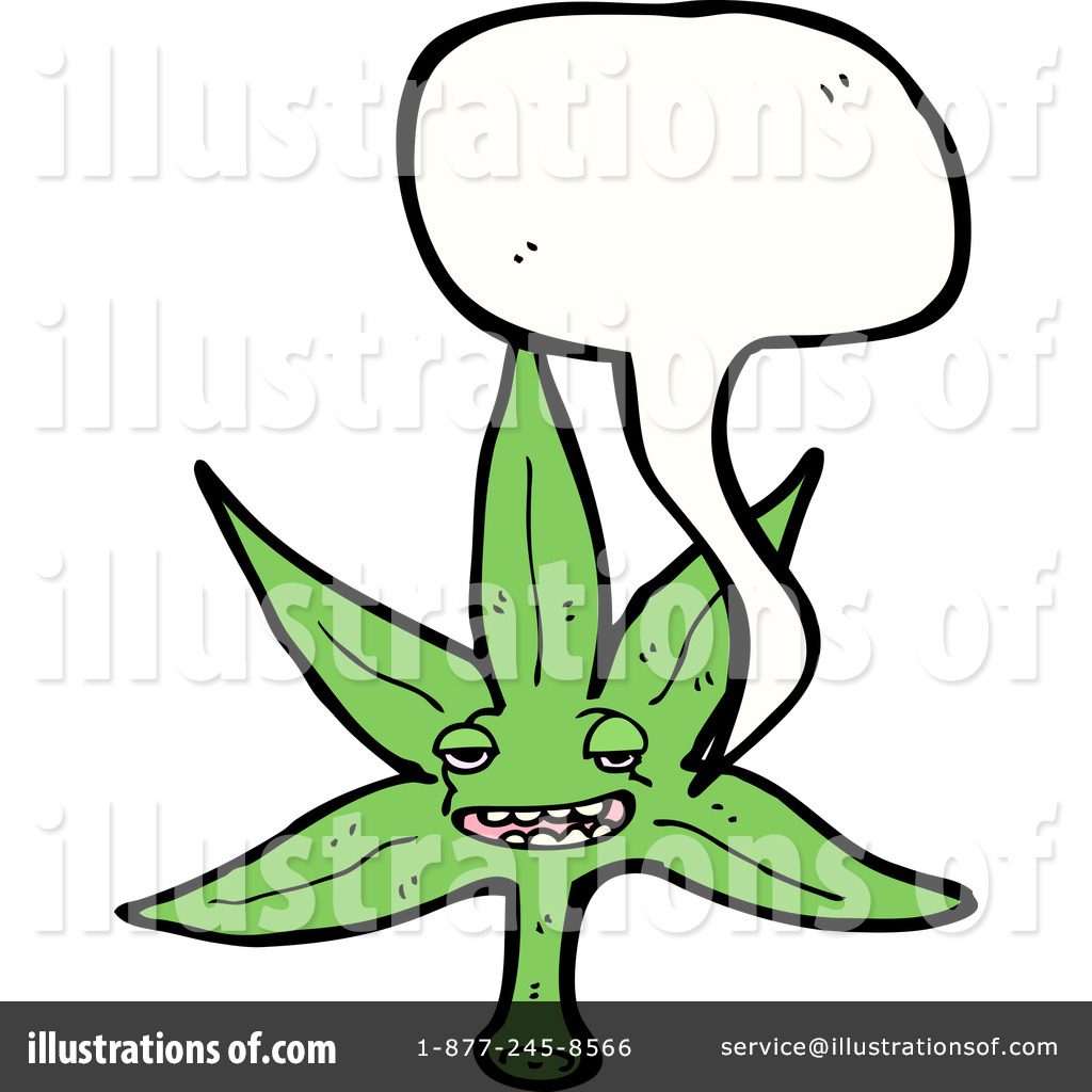 Marijuana Clipart  1183989 By Lineartestpilot   Royalty Free  Rf
