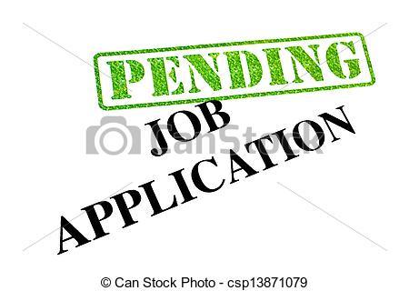 Pending   Job Application Is Pending Csp13871079   Search Eps Clipart    