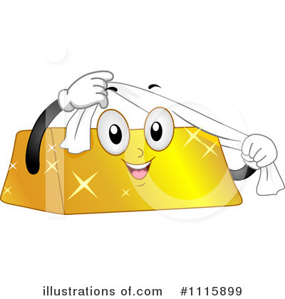 Royalty Free  Rf  Gold Bar Clipart Illustration  1115899 By Bnp Design