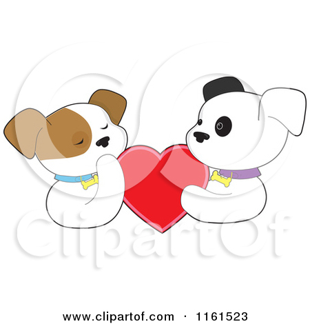 Royalty Free  Rf  Puppy Love Clipart Illustrations Vector Graphics