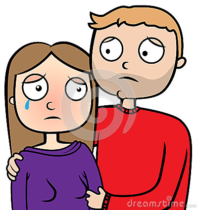 Sad Couple Crying And Upset Argument Divorce Or Adultery Concept
