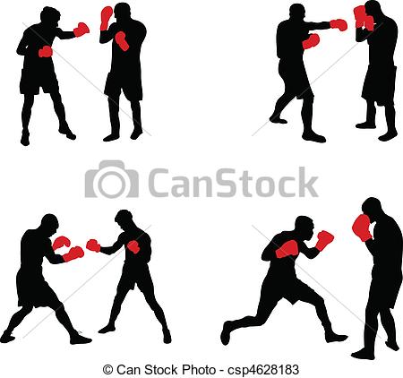 Boxers Fighting