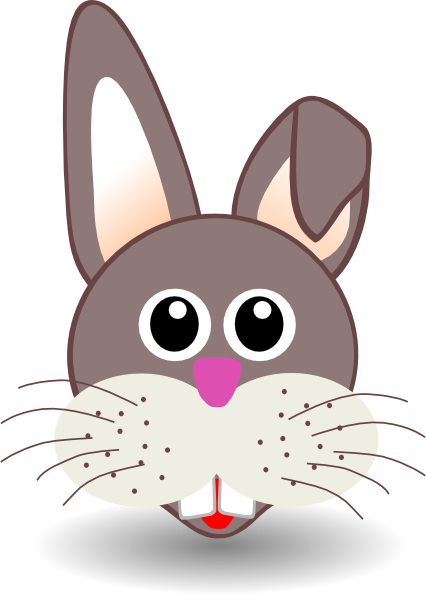 Bunny Face Clip Art At Clker Com   Vector Clip Art Online Royalty    