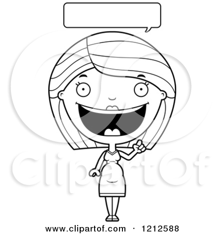 Cartoon Of A Depressed Pregnant Woman   Royalty Free Vector Clipart By