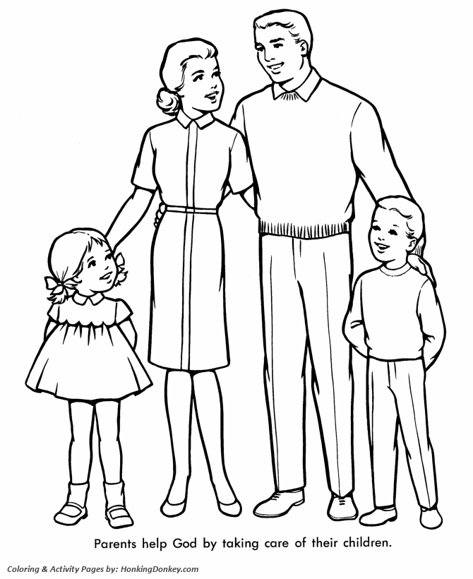 Church Coloring Pages   Church Family   Honkingdonkey