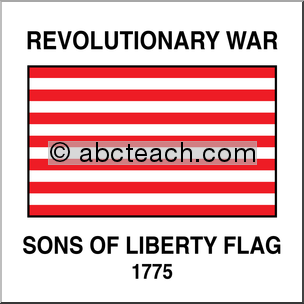 Color Clip Art Showing A History Illustration Of The Sons Of Liberty