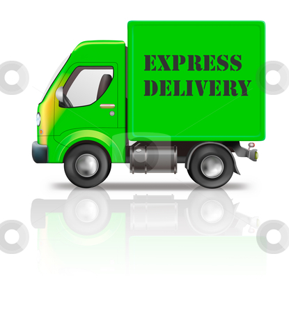 Delivery Stock Photo Express Delivery Truck Fast Quick And Urgent