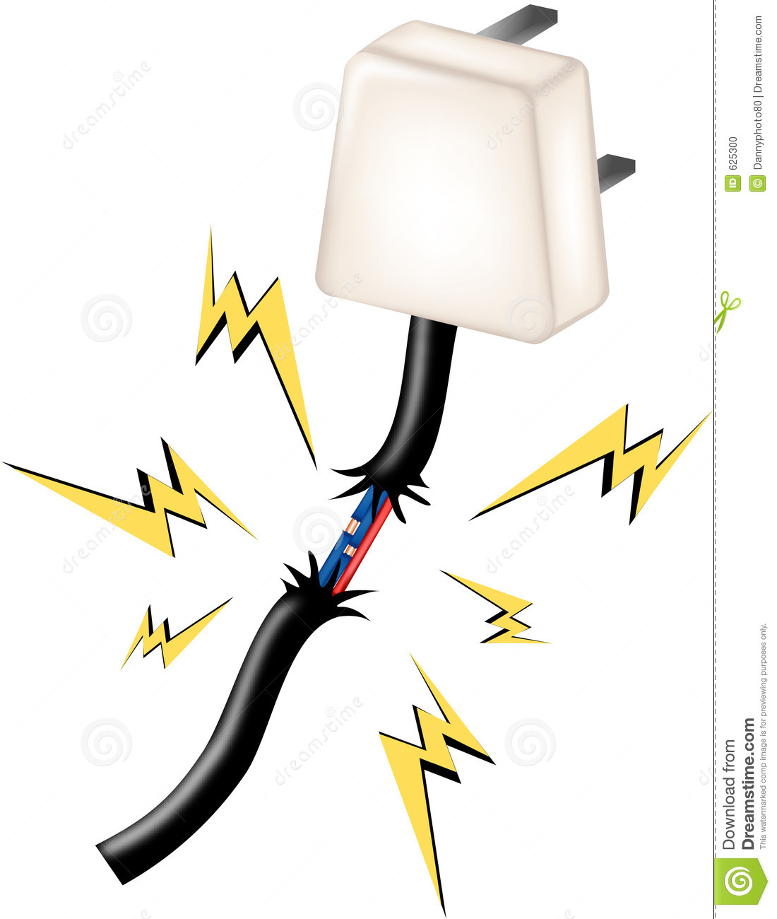 Electricity Dangers Stock Photo   Image  625300