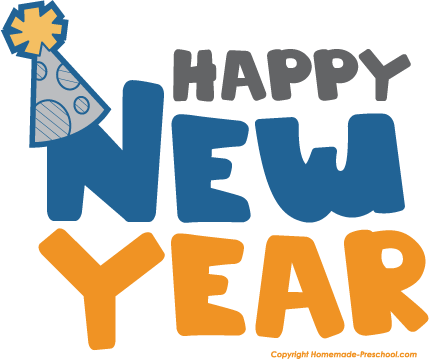 Happy New Year Clipart For Kids And Adults   New Year Clip Art Images