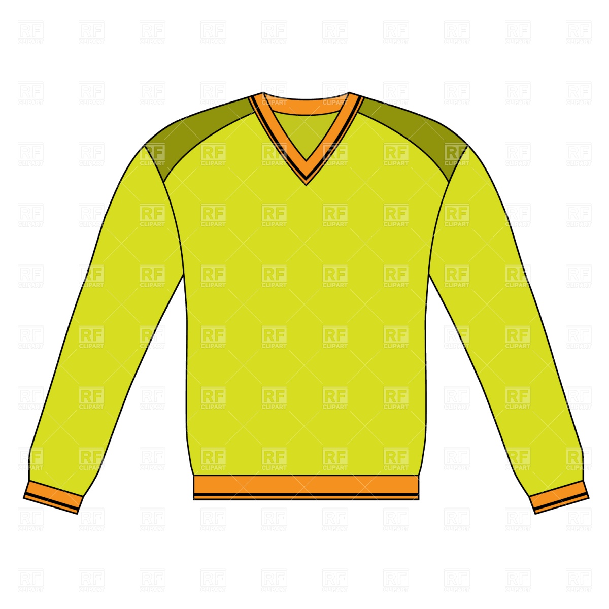 Long Sleeved Sweater 1430 Download Royalty Free Vector Clipart  Eps