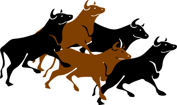 Mechanical Bull Clipart Bull Stampede Agitated Clip
