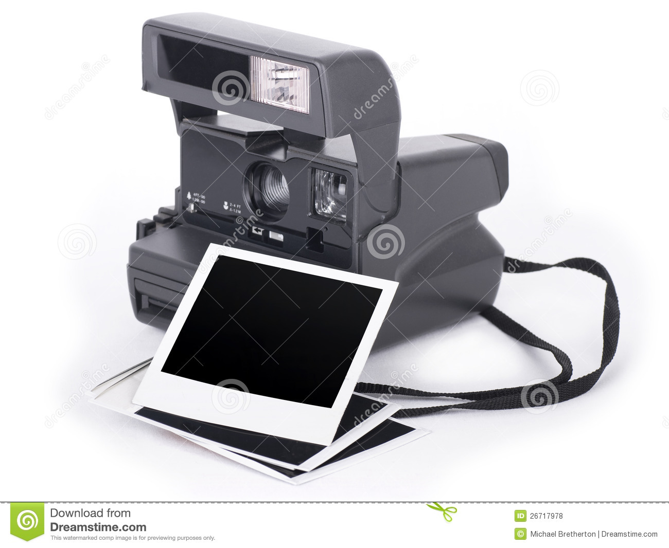 Polaroid Camera And Photo Frame Royalty Free Stock Photos   Image