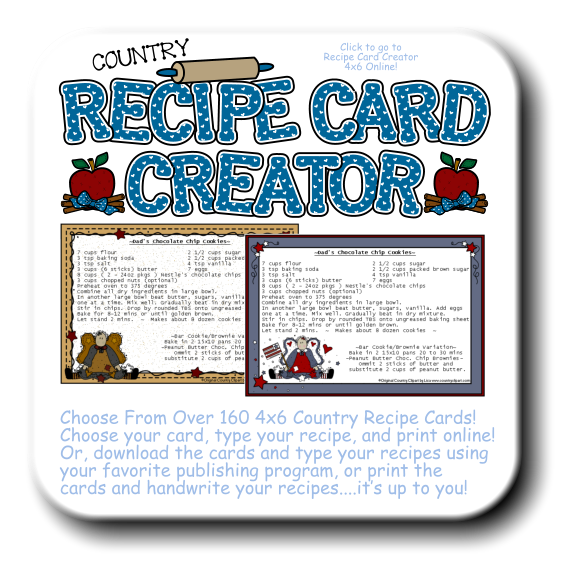 Recipe Card Creator