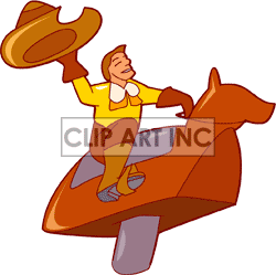 Royalty Free Mechanical Bull Clipart Image Picture Art   156847