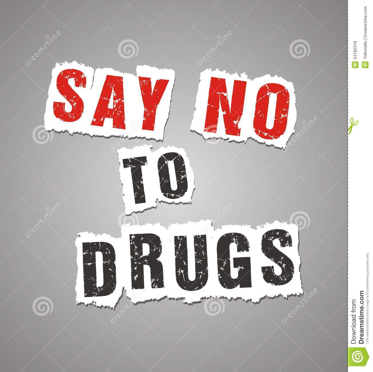 Say No To Drugs Poster Suitable For Poster Mr No Pr No 3 3429 5