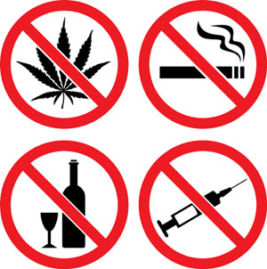 Say No To Drugs Signs Clipart   Free Clipart