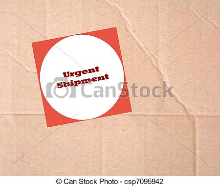 Stamp On Object Delivery Confirming Its Express Delivery