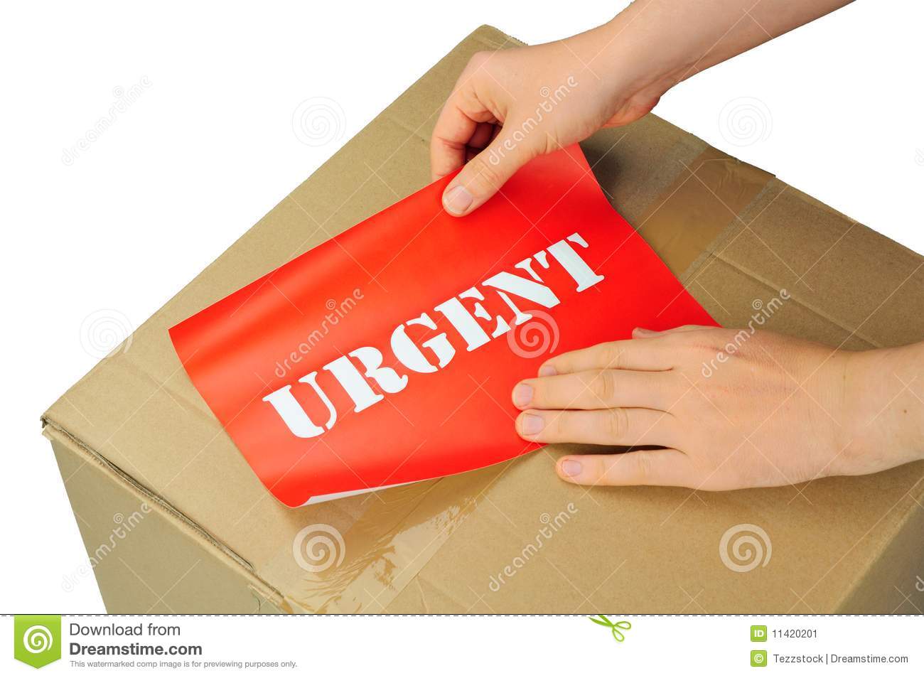 Urgent Delivery Stock Image   Image  11420201