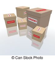 Urgent Packages   A 3d Rendering Of Urgent Packages