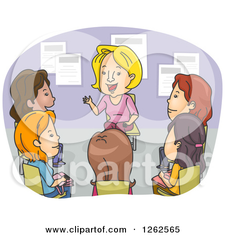 Circle Of Women In A Support Counseling Group
