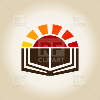 Clipart Catalog   Icons And Emblems   Sun And Book Icons Download    