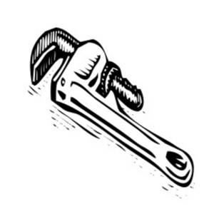 Description  This Clipart Picture Of A Pipe Wrench  This Image Is A    