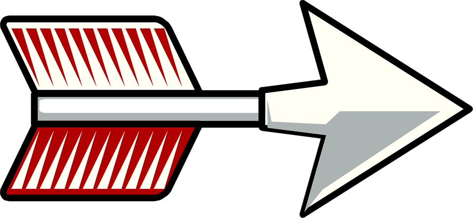 Feathered Arrow Clip Art