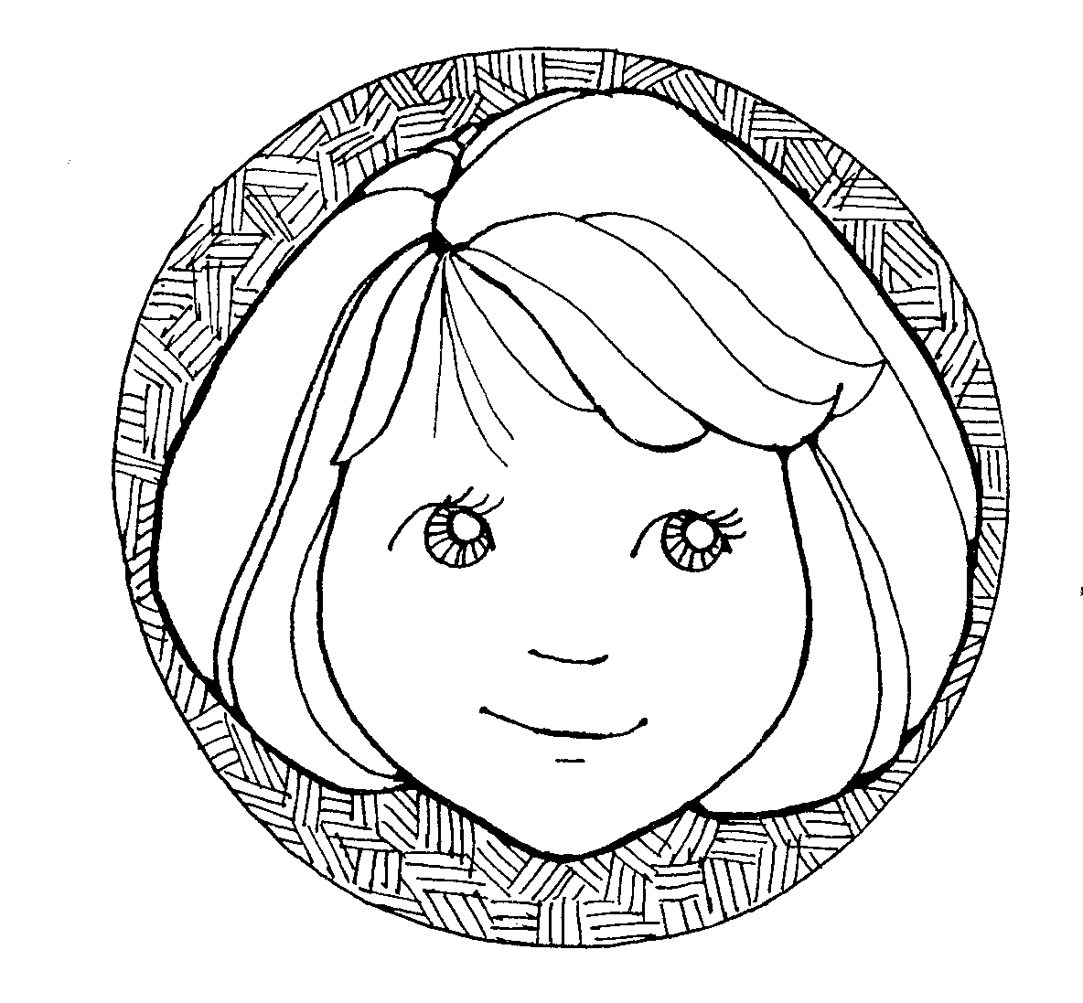 Jenny Smith S Lds Ideas    Girl Face In Circle