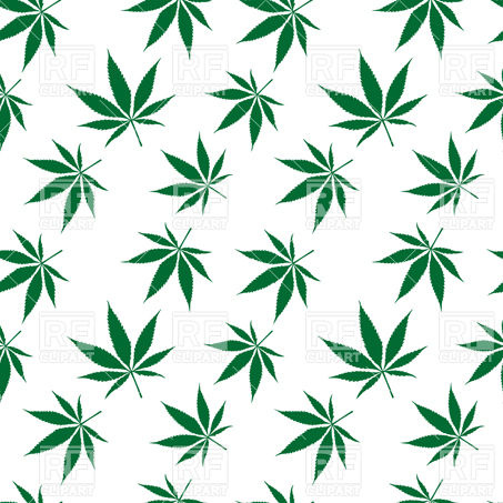 Marijuana Leaf Silhouette Seamless Pattern 10388 Download Royalty    