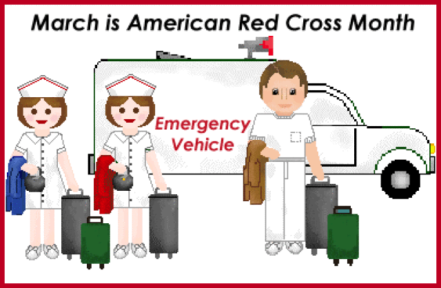 Red Cross Month   American Red Cross Month   Free Red Cross Clip Art