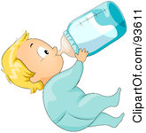 Royalty Free Rf Clipart Illustration Of A Baby Boy In A Onesie Leaning