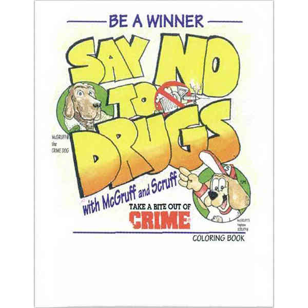 Say No To Drugs   Prevention And Safety Coloring Activity Book With 8