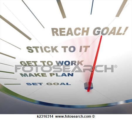   Speedometer   Reaching Your Goal  Fotosearch   Search Clip Art    