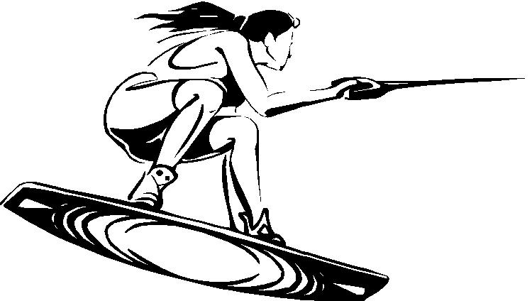 Wakeboarding Coloring Pages