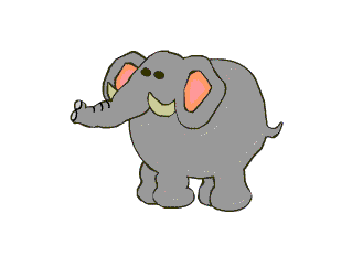 Animals Animated Clipart  1 6 Elephant Animation   Classroom Clipart