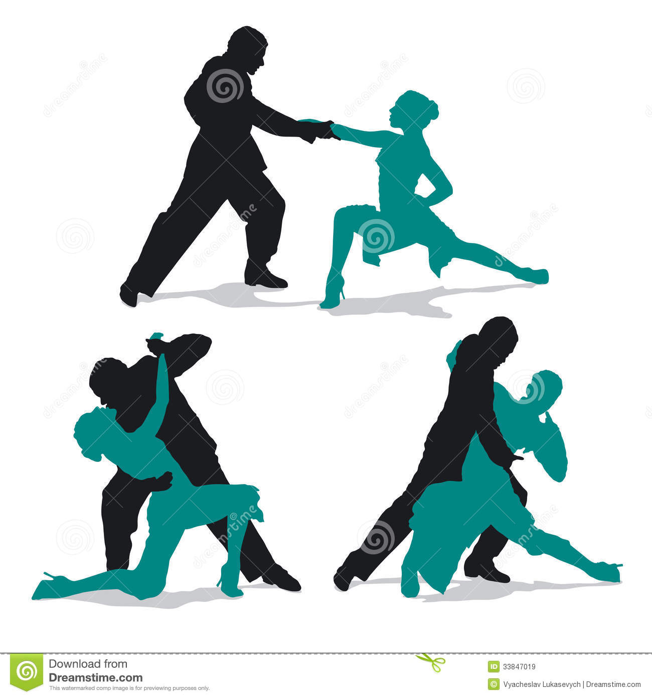 Couple Dancing Argentine Tango Royalty Free Stock Images   Image    