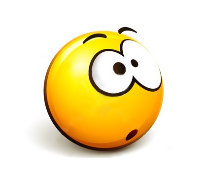 Image   32126 Clipart Illustration Of An Expressive Yellow Smiley Face