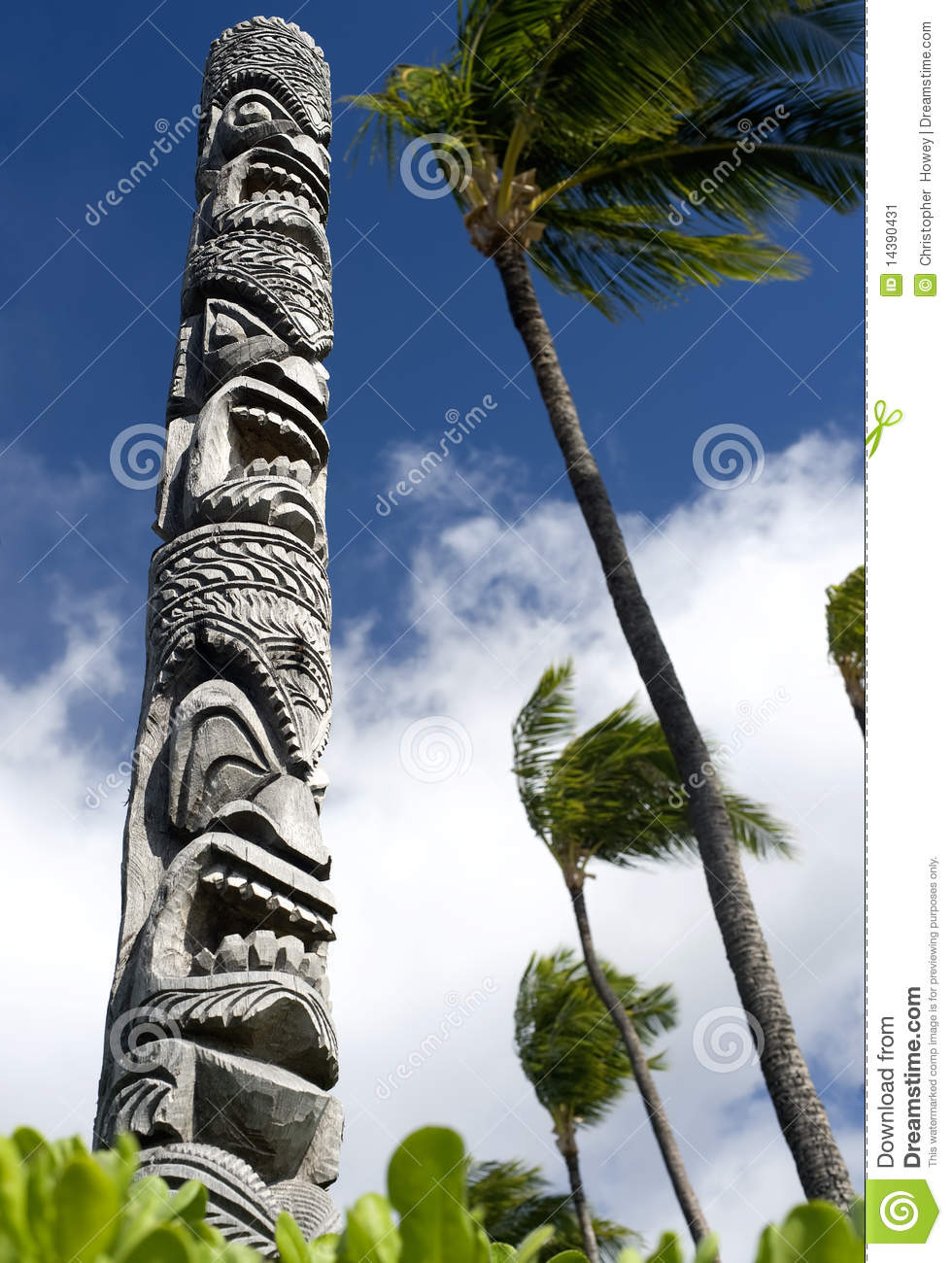 More Similar Stock Images Of   Tiki Totem Pole