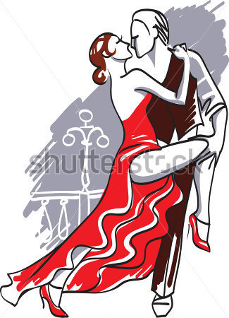 Paar Dansende Argentijnse Tango Clip Arts   Clipartlogo Com