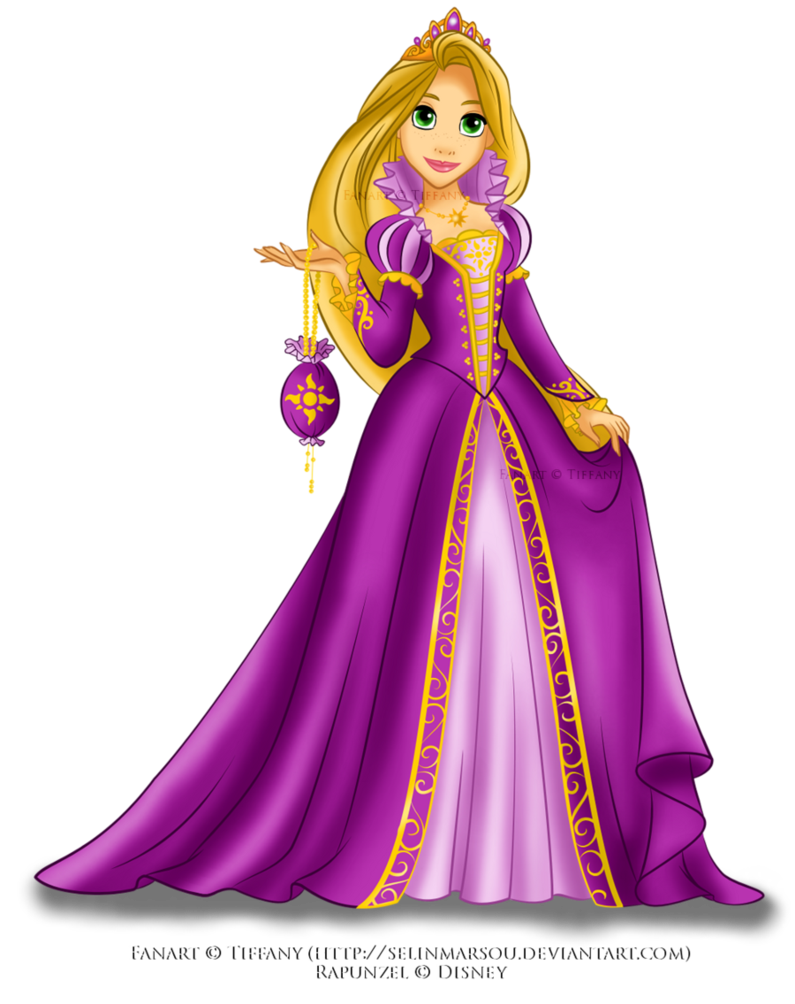 Rapunzel In Royal Purple By Selinmarsou On Deviantart